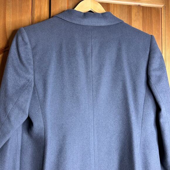 Vintage L.L. Bean Cashmere Wool Blazer Women’s 10P Navy Blue Professional Preppy - Picture 8 of 8